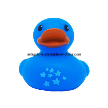 Синяя утка с голубой водой для детей